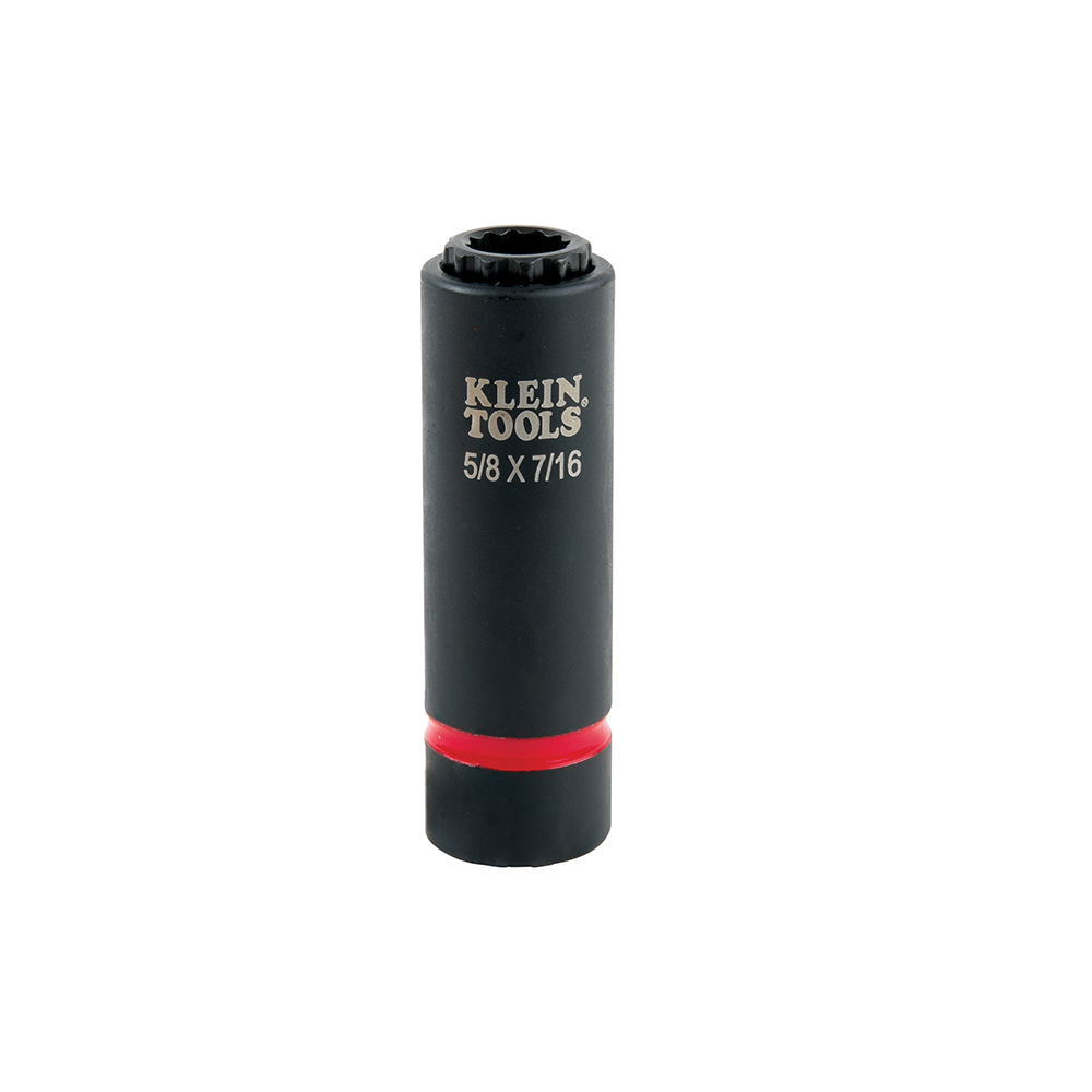 66012 2-in-1 Impact Socket, 12-Point, 5/8 and 7/16-Inch - Image