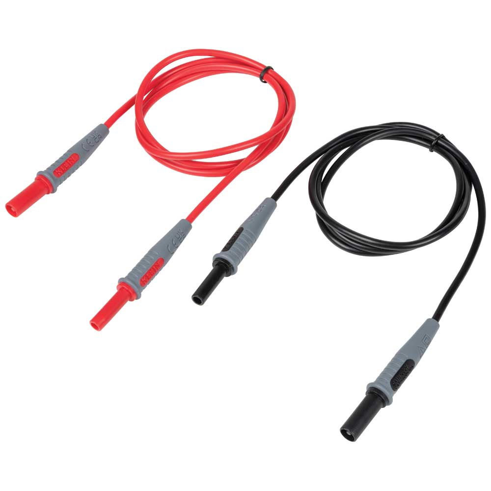 69359 Lead Adapters, Red and Black, 3-Foot - Image