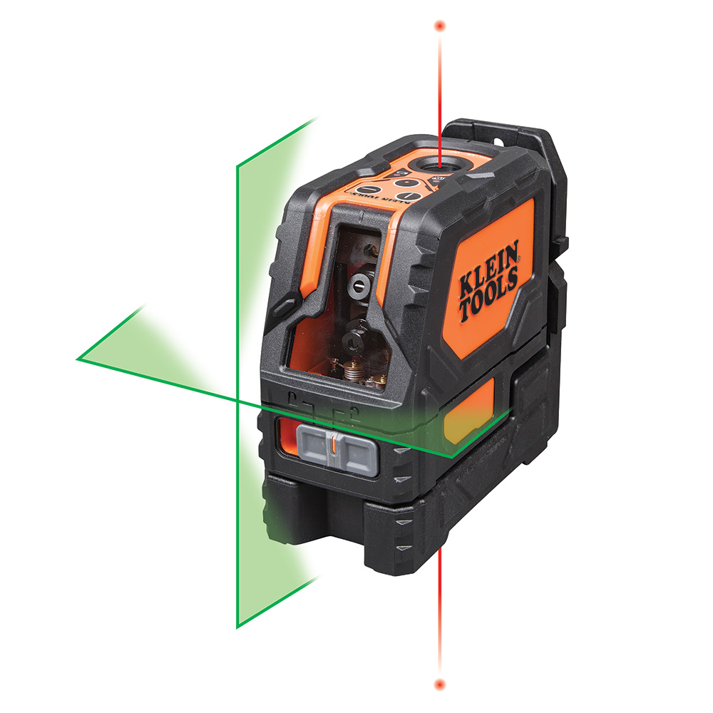 93LCLG Laser Level, Self-Leveling Green Cross-Line and Red Plumb Spot - Image