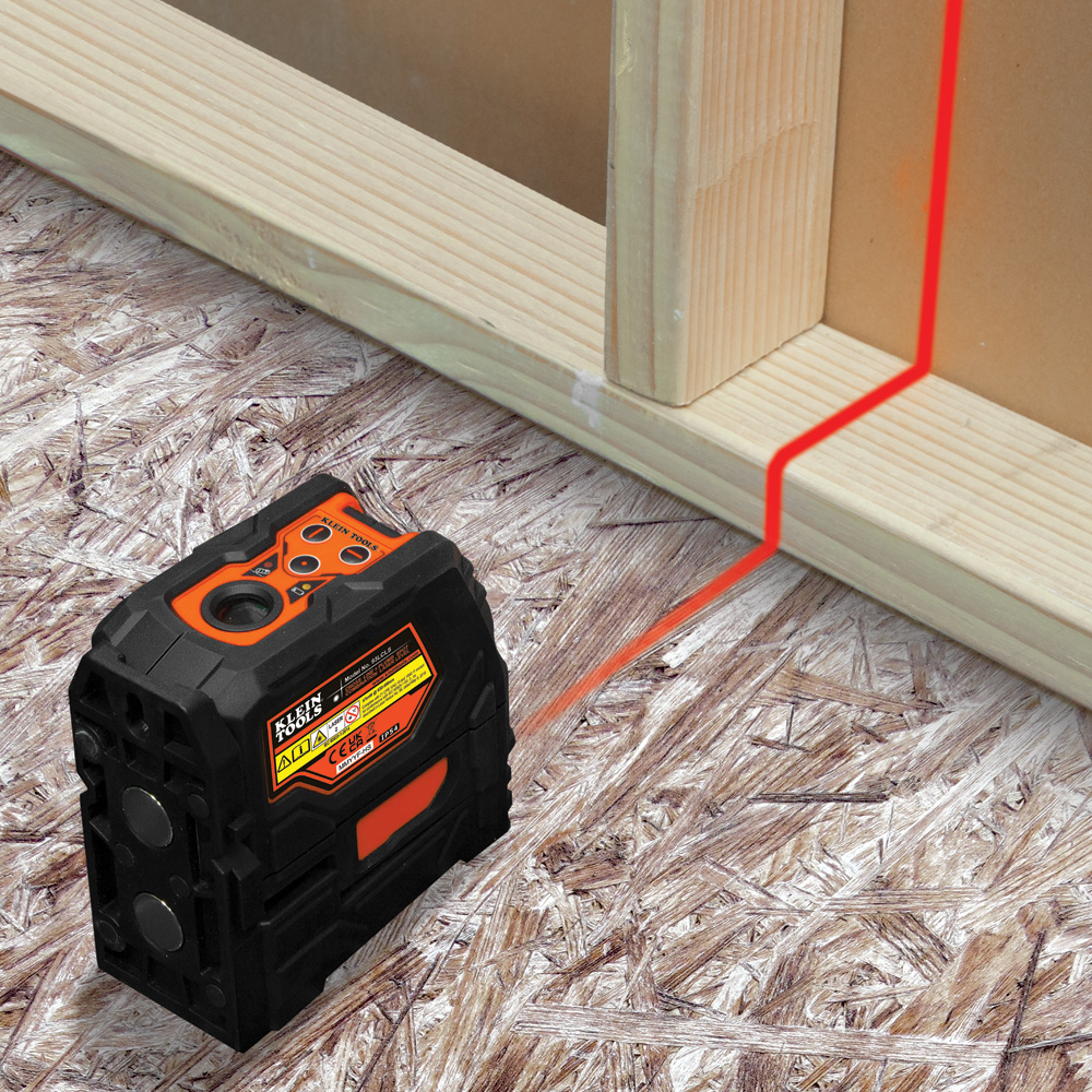 Laser Level, Self-Leveling Red Cross-Line Level and Red Plumb Spot