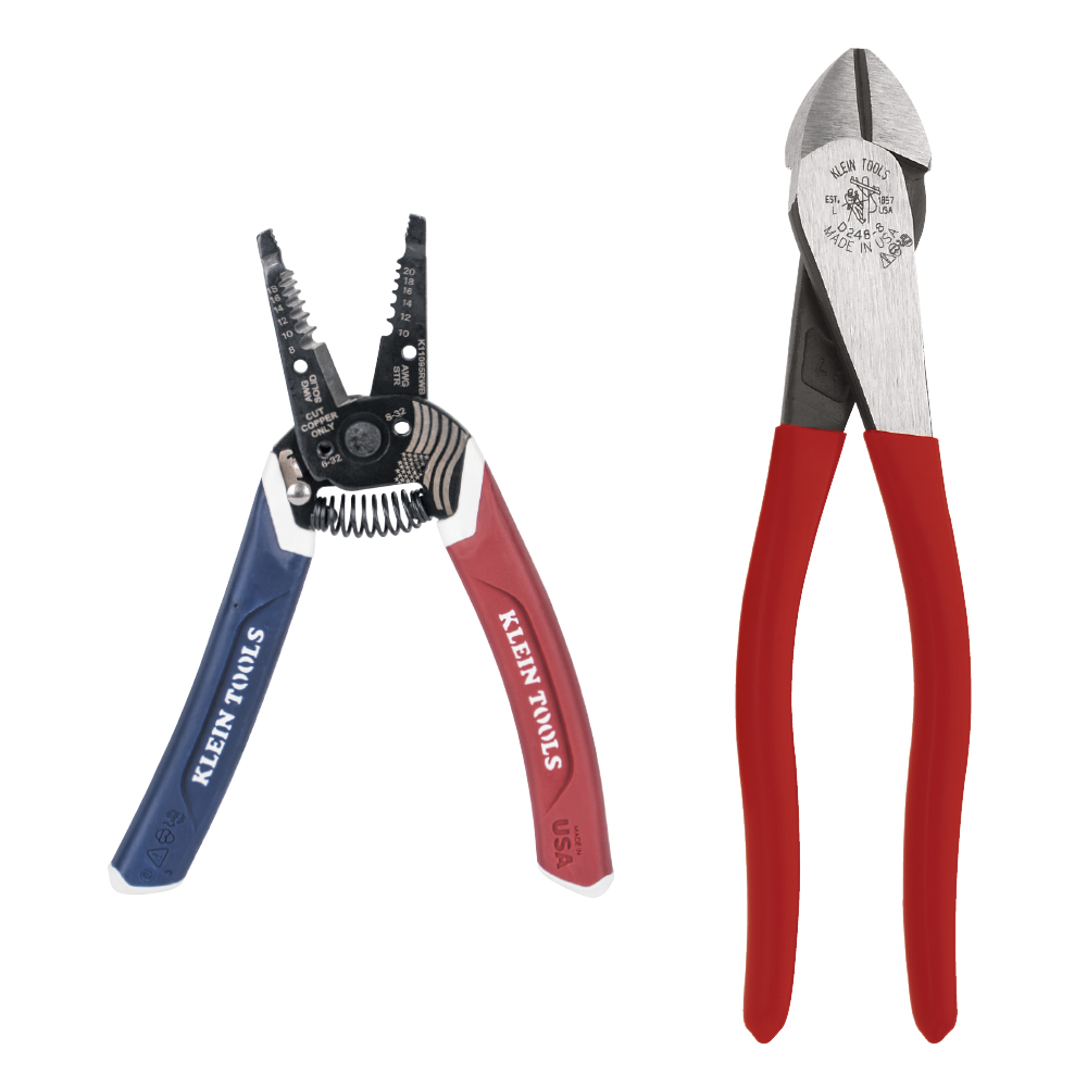 94156 American Legacy Diagonal Plier and Klein-Kurve® Wire Stripper / Cutter - Image