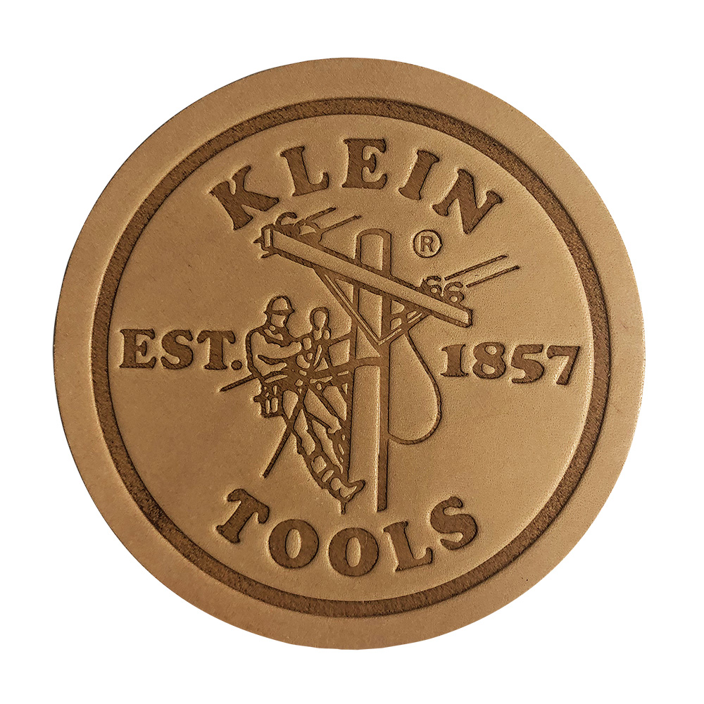 98028 Klein Leather Coasters, Pk 6 - Image