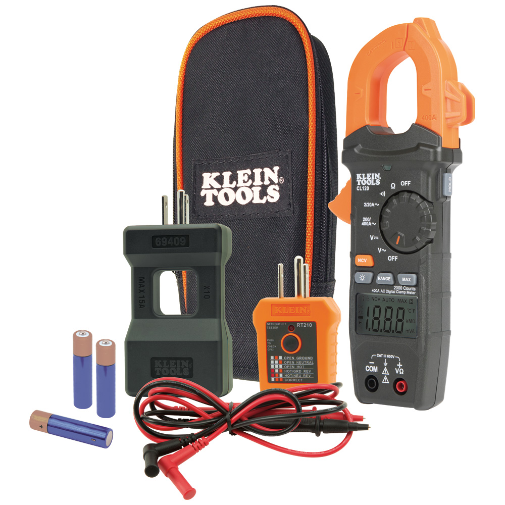 CL120KIT Clamp Meter Electrical Test Kit - Image