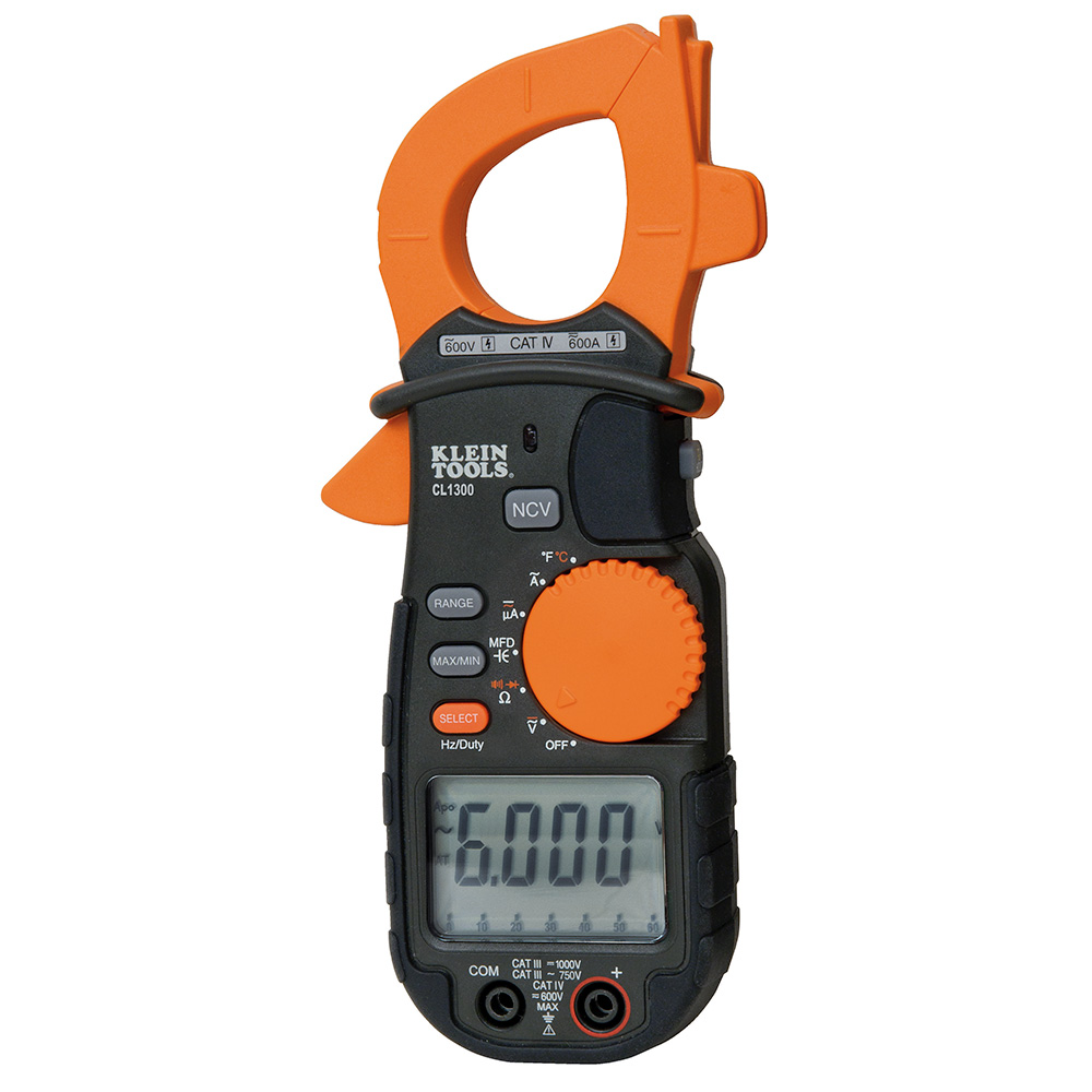 CL1300 600A AC Clamp Meter with Temperature - Image