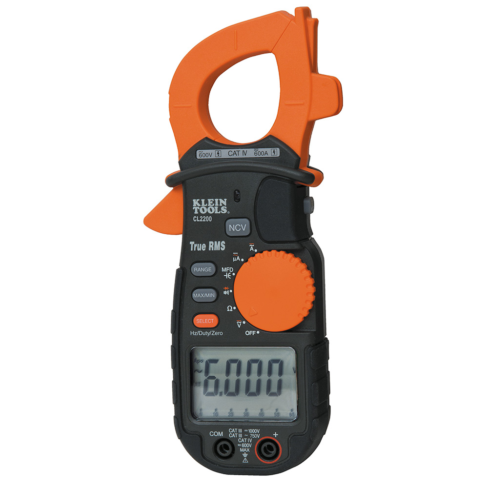 CL2200 600A AC/DC True RMS Clamp Meter - Image