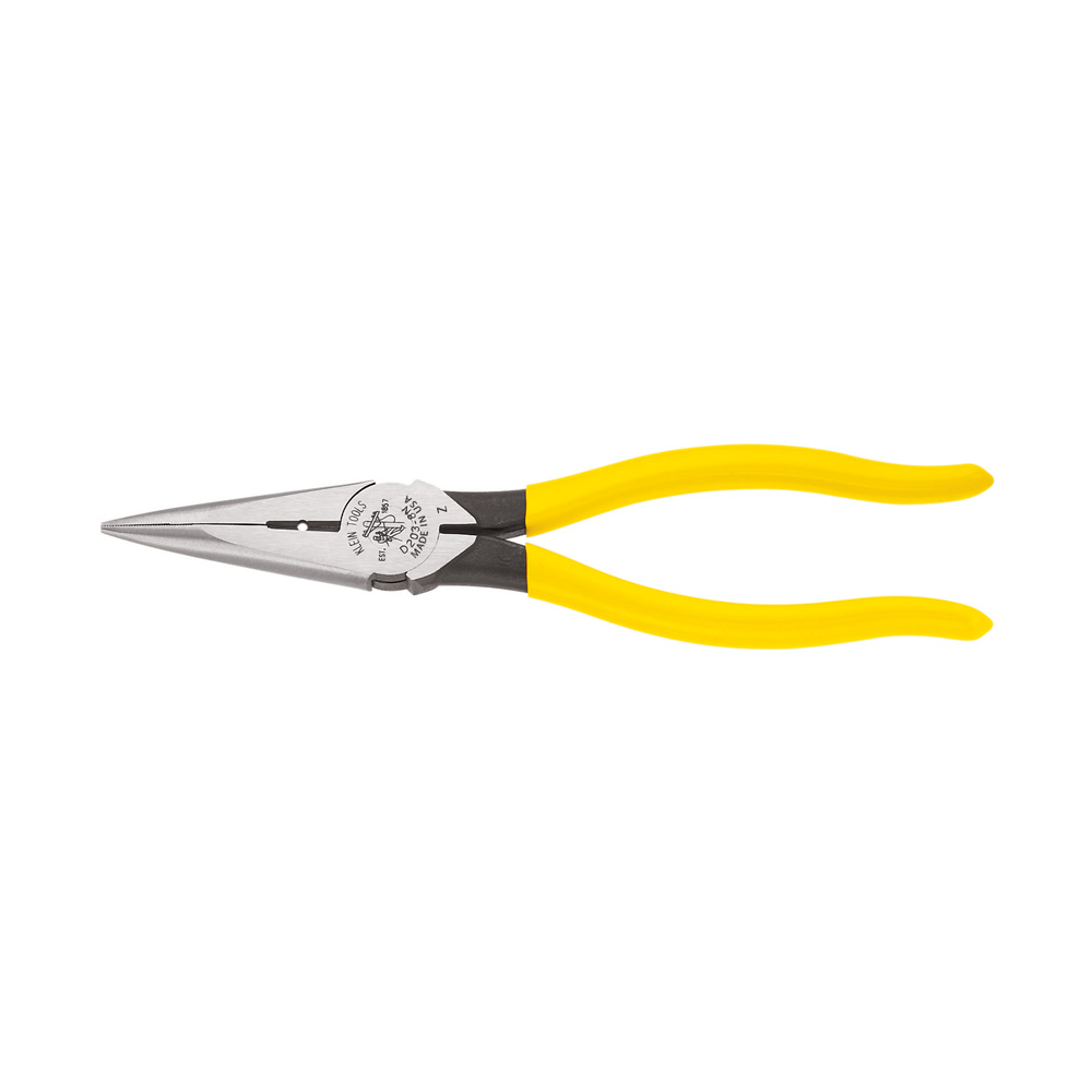 D2038N Pliers, Needle Nose Side Cutters with Stripping, 8-Inch - Image