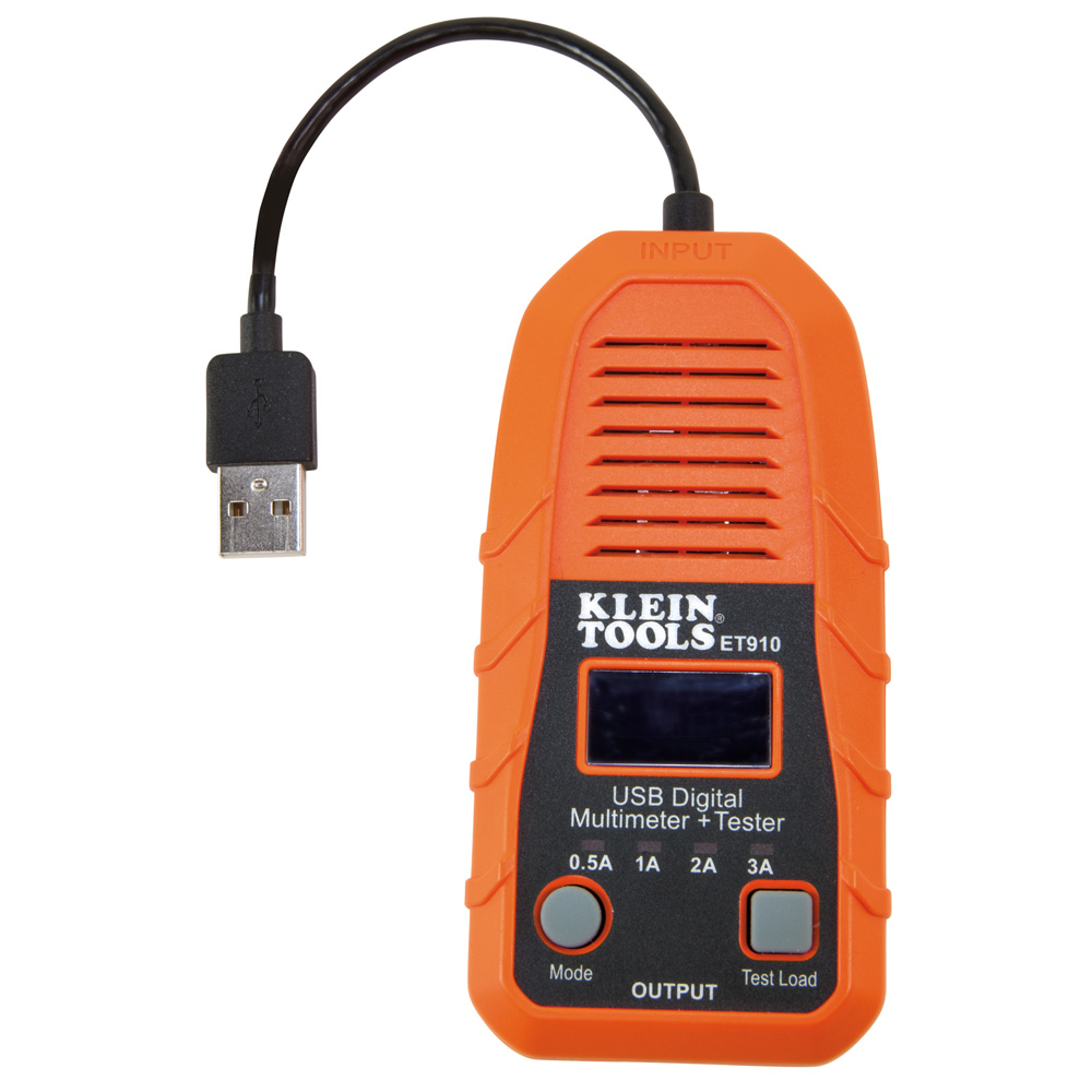 ET910 USB Digital Meter and Tester, USB-A (Type A) - Image