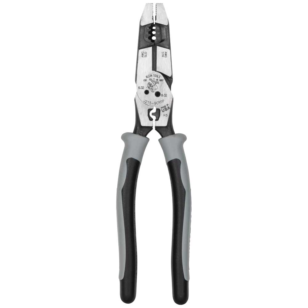J2159CRTP Hybrid Pliers with Crimper, Fish Tape Puller and Wire Stripper - Image