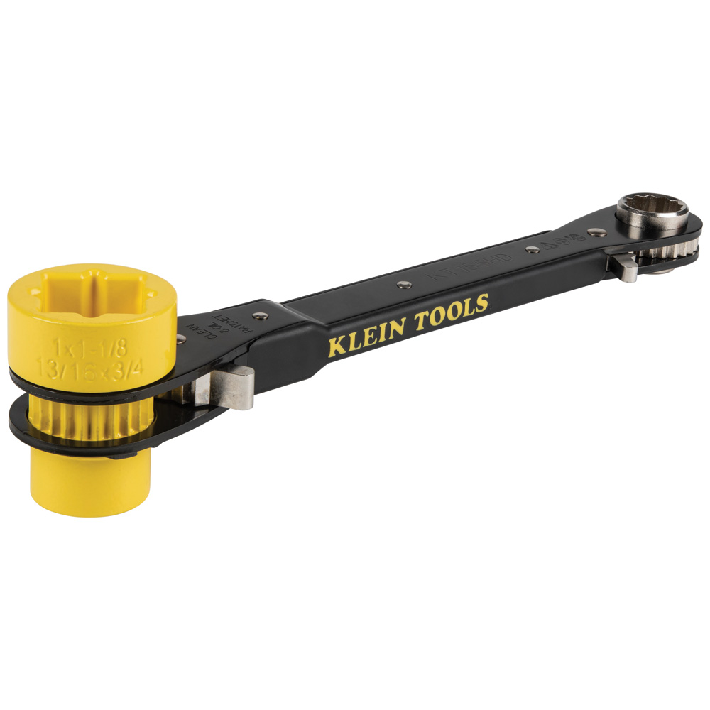 KT155HD 6-in-1 Lineman's Ratcheting Wrench, Heavy-Duty - Image