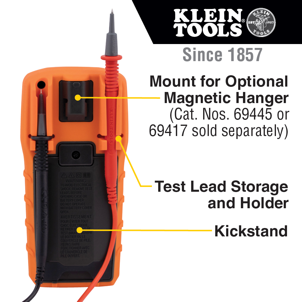 Digital Multimeter, Manual-Ranging, 600V - MM325 | Klein Tools