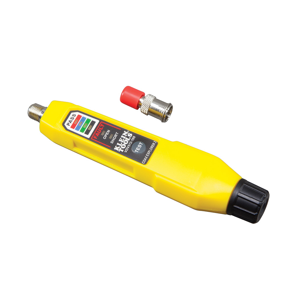 VDV512100 Cable Tester, Coax Explorer® 2 Tester with Batteries and Red Remote - Image