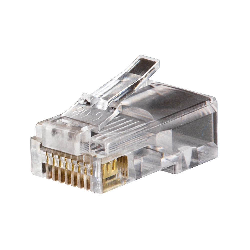 VDV826611 Modular Data Plugs RJ45, CAT5e, 100-Pack - Image
