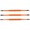 "Screwdriver Blades, Insulated Double-End, 3-Pack"