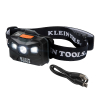 "Rechargeable Headlamp with Fabric Strap, 400 Lumens, All-Day Runtime"