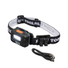 "Rechargeable Light Array LED Headlamp with Adjustable Strap"