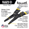 1009 Klein-Kurve Long-Nose Wire Stripper, Wire Cutter, Crimping Tool Image 1