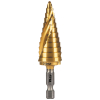 25962 Step Drill Bit, Spiral Double-Fluted, 3/16-Inch to 7/8-Inch, VACO Image