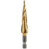 25964 Step Drill Bit, Spiral Double-Fluted, 1/8-Inch to 1/2-Inch, VACO Image