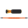 32287 Flip-Blade Insulated Screwdriver, 2-in-1, Square Bit #1 and #2 Image 6