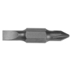 Replacement Bit. #1 Phillips, 3/16-Inch Slotted