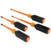 33734INS Screwdriver Set, Slim-Tip Insulated Phillips, Cabinet, Square, 4-Piece Image 9