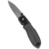 44002 Lightweight Lockback Knife, 2-3/8-Inch Drop Point Blade, Black Handle Image 1
