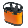 5144HBS Hard-Body Bucket, 15-Pocket Oval Bucket, Orange/Black Image 4