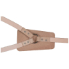 5413 Soft Leather Work Belt Suspenders Image 4