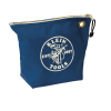 5539BLU Zipper Bag, Canvas Consumables Tool Pouch, Blue Image
