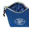 5539BLU Zipper Bag, Canvas Consumables Tool Pouch, Blue Image 2