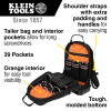 55421BP14 Tradesman Pro™ Tool Bag Backpack, 39 Pockets, Black, 14-Inch Image 2