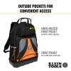 55421BP14 Tradesman Pro™ Tool Bag Backpack, 39 Pockets, Black, 14-Inch Image 4