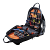 55475 Tradesman Pro™ Tool Bag Backpack, 35 Pockets, Black, 17.5-Inch Image 8
