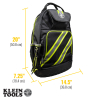 55597 Tradesman Pro™ Tool Bag Backpack, 39 Pockets, High Visibility, 20-Inch Image 5