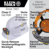 60113RL Hard Hat, Vented, Cap Style with Rechargeable Headlamp, White Image 1