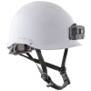 60146 Safety Helmet, Non-Vented-Class E, with Rechargeable Headlamp, White Image 6