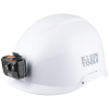 60146 Safety Helmet, Non-Vented-Class E, with Rechargeable Headlamp, White Image 5