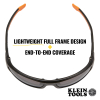 60164 Professional Safety Glasses, Full Frame, Gray Lens Image 3