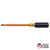 Insulated Screwdriver, 3/8-Inch Cabinet, 8-Inch Shank