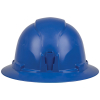 60249 Hard Hat, Non-Vented, Full Brim Style , Blue Image 5