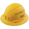 60262 Hard Hat, Vented, Full Brim Style, Yellow Image