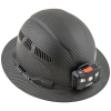 60347 Hard Hat, Premium KARBN™ Pattern, Vented Full Brim, Class C, Lamp Image 5
