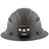 60347 Hard Hat, Premium KARBN™ Pattern, Vented Full Brim, Class C, Lamp Image 3
