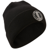 60388 Heavy Knit Hat, Black, Vintage Patch Logo Image 4