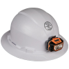 60406 Hard Hat, Non-Vented, Full Brim Style with Headlamp Image 2