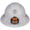 60406 Hard Hat, Non-Vented, Full Brim Style with Headlamp Image 4