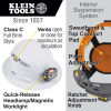 60407RL Hard Hat, Vented, Full Brim with Rechargeable Headlamp, White Image 1
