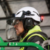 60472 Face Shield, Safety Helmet and Cap-Style Hard Hat, Clear Image 5