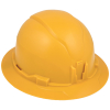 60489 Hard Hat, Non-Vented, Full Brim Style, Yellow Image 3