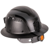 60514 Klein Carbon Fiber Full Brim Hard Hat with Headlamp, Spartan Image 3